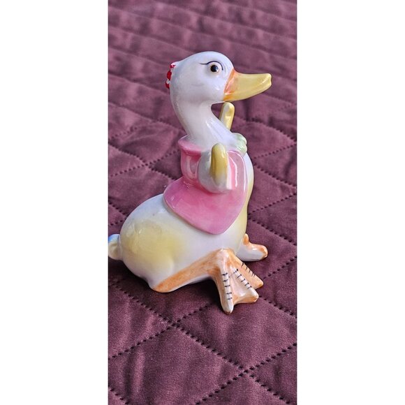 Vtg Anthropomorphic 3 Piece Duck w Eggs Salt and Pepper Shakers Japan - Picture 8 of 9